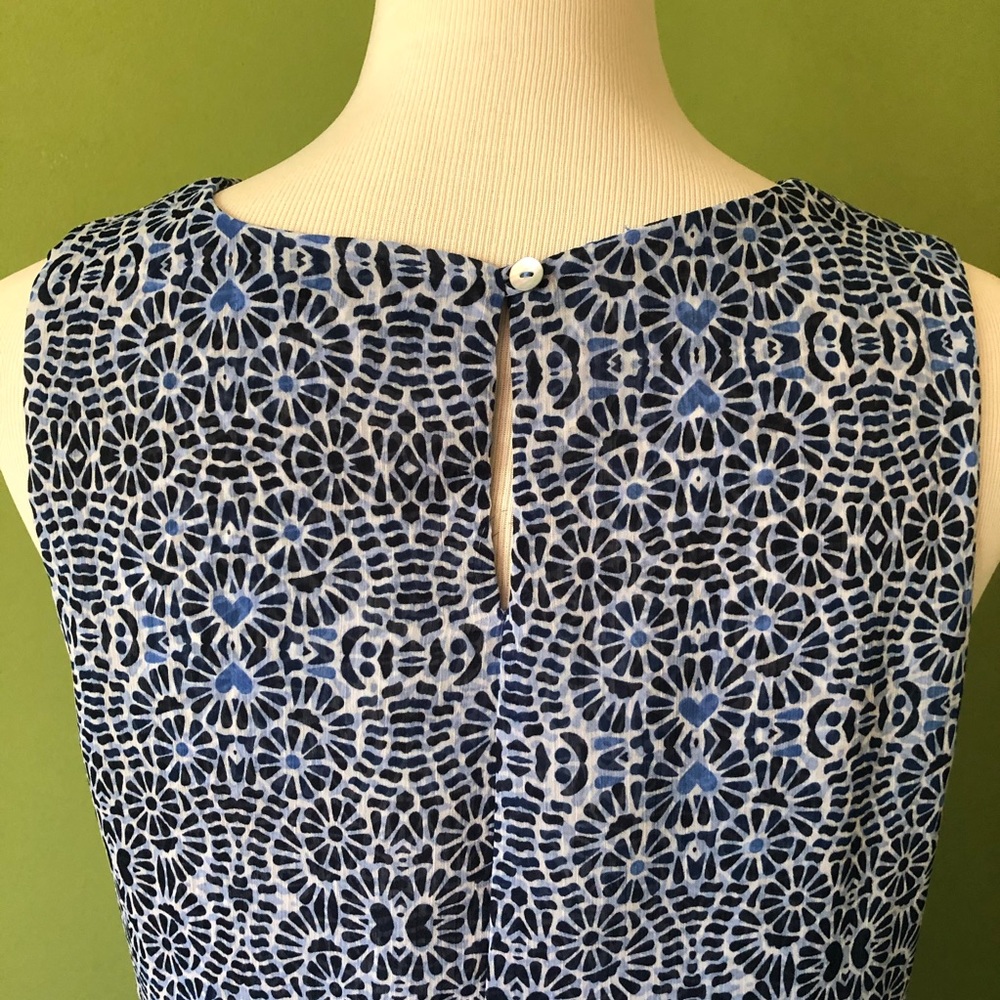 Fever sleeveless navy print tunic - Picture 4 of 7